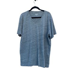 Marine Layer The Signature V-Neck Tee Classic Flax Short Sleeve Mens XL